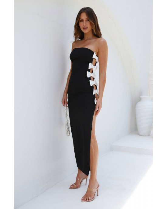 Runaway Lilia Maxi Black Φόρεμα
