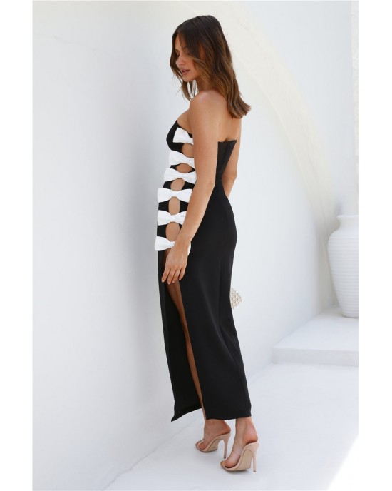 Runaway Lilia Maxi Black Φόρεμα