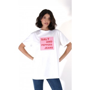 Salt & Pepper Carina S&P Off-White Μπλούζα