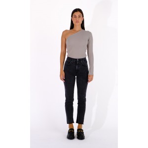 Salt & Pepper Kate Vintage Black Cropped Τζιν Παντελόνι