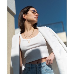 Salt & Pepper Miranta Cami Top Λευκό