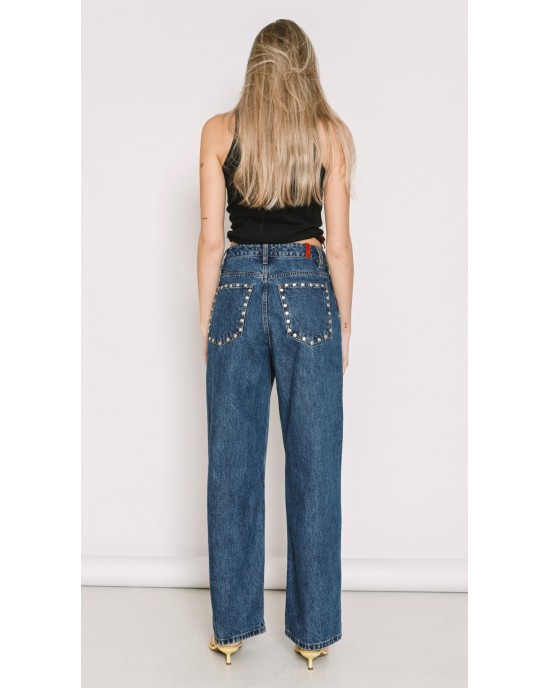 Salt & Pepper Abby S/W Studded Τζιν Παντελόνι