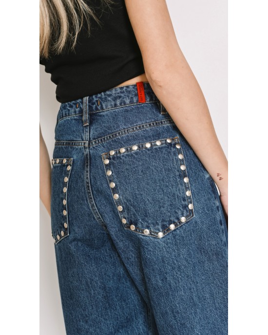 Salt & Pepper Abby S/W Studded Τζιν Παντελόνι