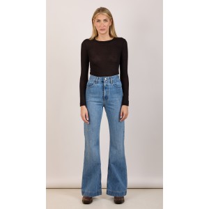 Salt & Pepper Alex Medium Fade Out Flare Denim Παντελόνι