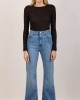 Salt & Pepper Alex Medium Fade Out Flare Denim Παντελόνι