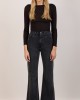Salt & Pepper Alex Vintage Black Fade Out Flare Denim Παντελόνι