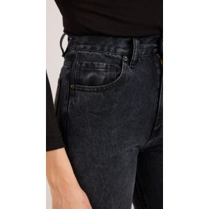 Salt & Pepper Alex Vintage Black Fade Out Flare Denim Παντελόνι