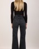 Salt & Pepper Alex Vintage Black Fade Out Flare Denim Παντελόνι