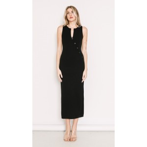 Salt & Pepper Annabelle Black Midi Φόρεμα