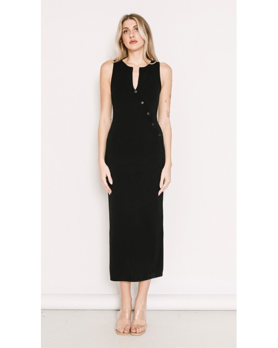 Salt & Pepper Annabelle Black Midi Φόρεμα