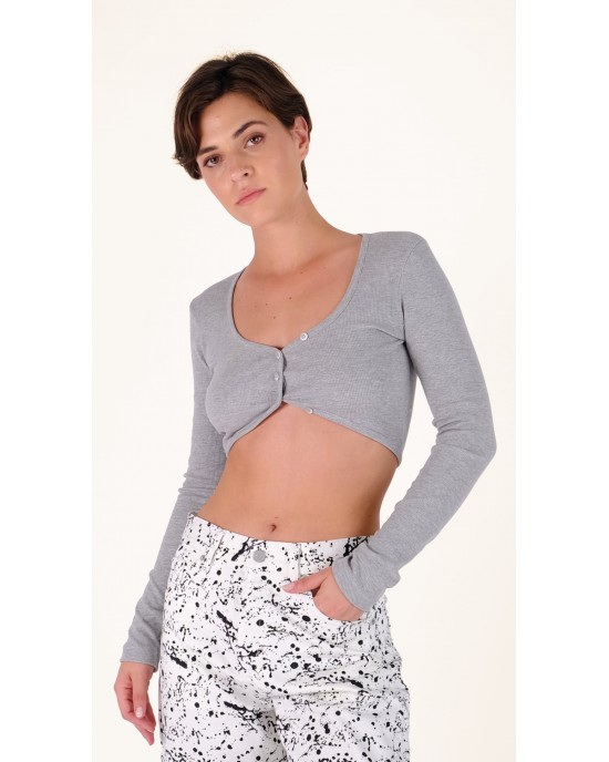 Salt & Pepper Berta Grey Μπλούζα