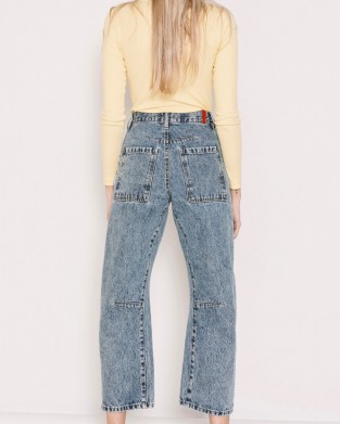 Salt & Pepper Chris Super Medium Τζίν Ψηλόμεσο Παντελόνι