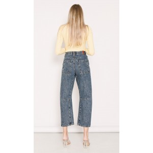 Salt & Pepper Chris Super S/W Τζίν Ψηλόμεσο Παντελόνι