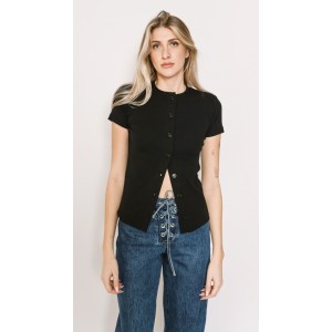 Salt & Pepper Christy Black Μπλούζα