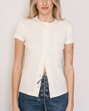 Salt & Pepper Christy Off-White Μπλούζα