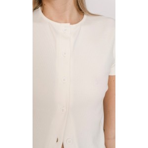 Salt & Pepper Christy Off-White Μπλούζα