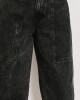 Salt & Pepper Elda Vintage Black Wide Leg Τζιν Βερμούδα