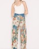 Salt & Pepper Gwen Indigo Flowers Wide-Leg Τζιν Παντελόνι