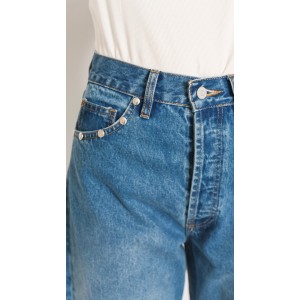 Salt & Pepper Gwen Medium Studded Ψηλόμεσο Wide Leg Τζιν Παντελόνι