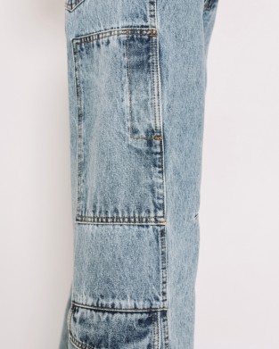 Salt & Pepper Kenzie Barrel Τζιν Φαρδύ Ψηλόμεσο Παντελόνι