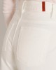 Salt & Pepper Marissa Off-White Cropped Wide Leg Τζιν Παντελόνι
