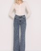 Salt & Pepper Marissa S/W Hearts Wide Leg Τζιν Παντελόνι