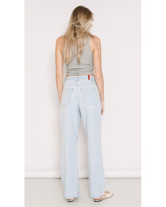 Salt & Pepper Marley Bleached Τζιν Ψηλόμεσο Παντελόνι