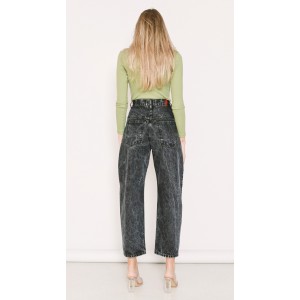 Salt & Pepper Mary Black Pearl Τζιν Ψηλόμεσο Παντελόνι