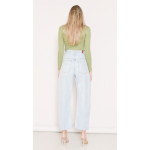 Salt & Pepper Mary Bleached Τζιν Ψηλόμεσο Παντελόνι