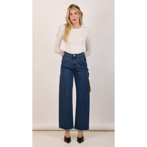 Salt & Pepper Megan S/W Wide Leg Denim Παντελόνι