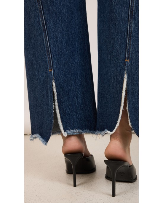 Salt & Pepper Megan S/W Wide Leg Denim Παντελόνι