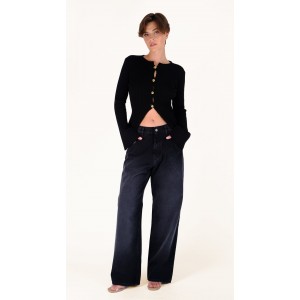 Salt & Pepper Natalie Black S/W Fade Out Τζιν Παντελόνι