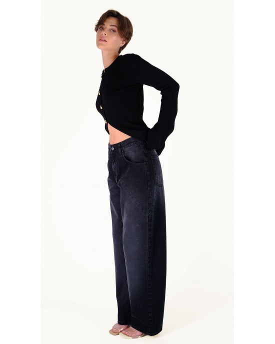 Salt & Pepper Natalie Black S/W Fade Out Τζιν Παντελόνι