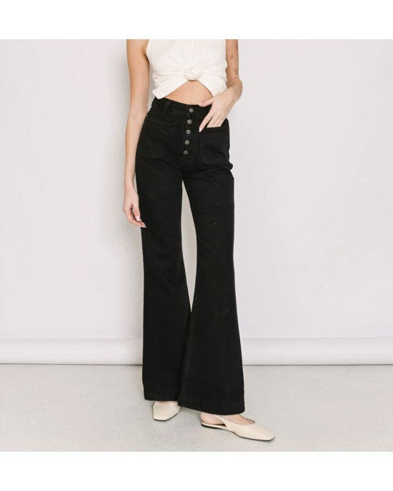 Salt & Pepper Renee Black S/W Τζιν Παντελόνι