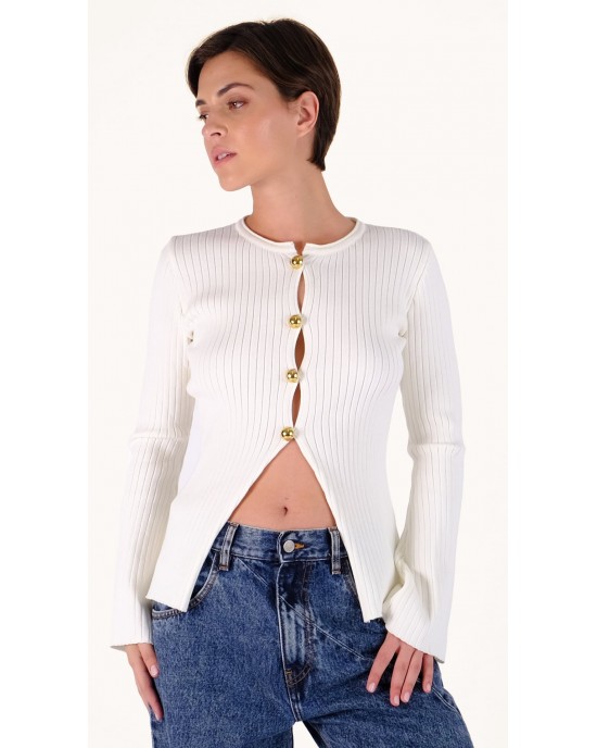 Salt & Pepper Rhea White Μπλούζα