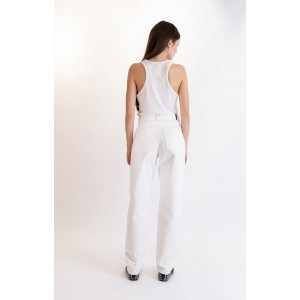 Salt & Pepper Barbara Off-White Buttons Τζιν Παντελόνι