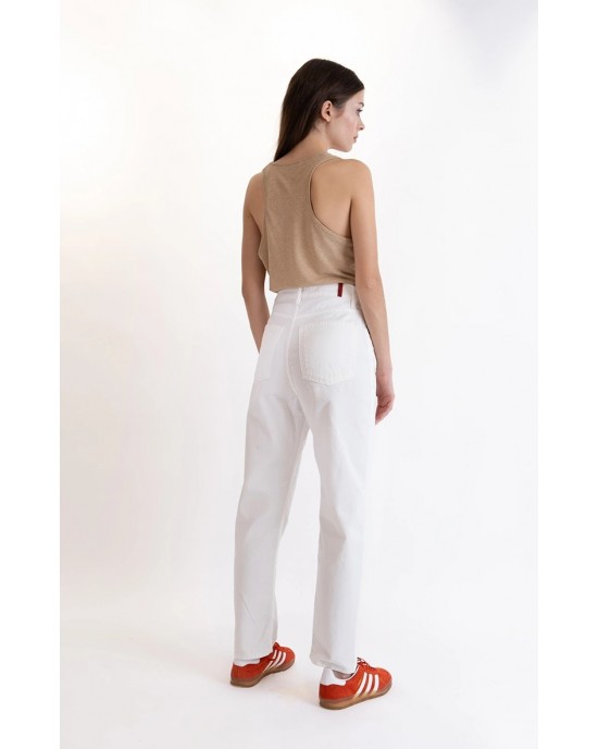 Salt & Pepper Gia Off-White Τζιν Παντελόνι