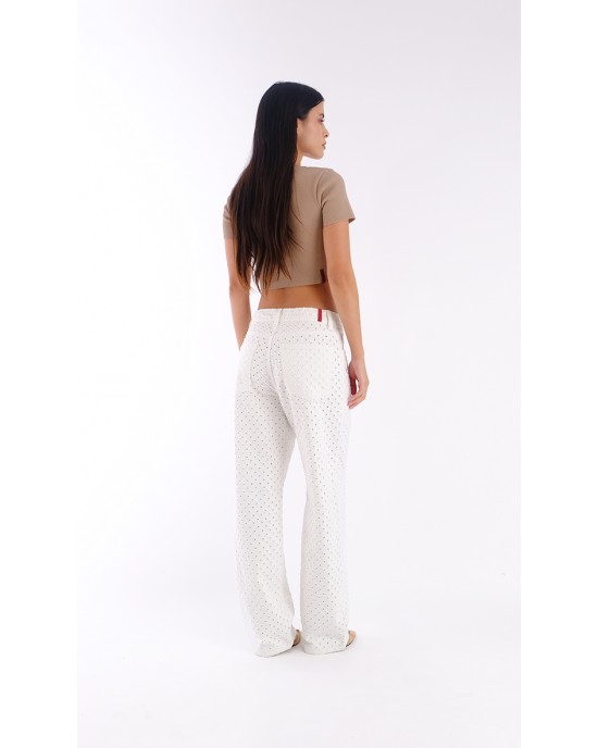 Salt & Pepper Crooked Off-White Breeze Τζιν Παντελόνι