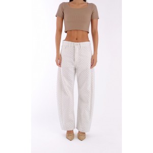 Salt & Pepper Gwen Off-White Breeze Τζιν Παντελόνι