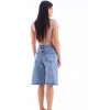 Salt & Pepper Lita Barrel Cropped Τζιν Σορτς