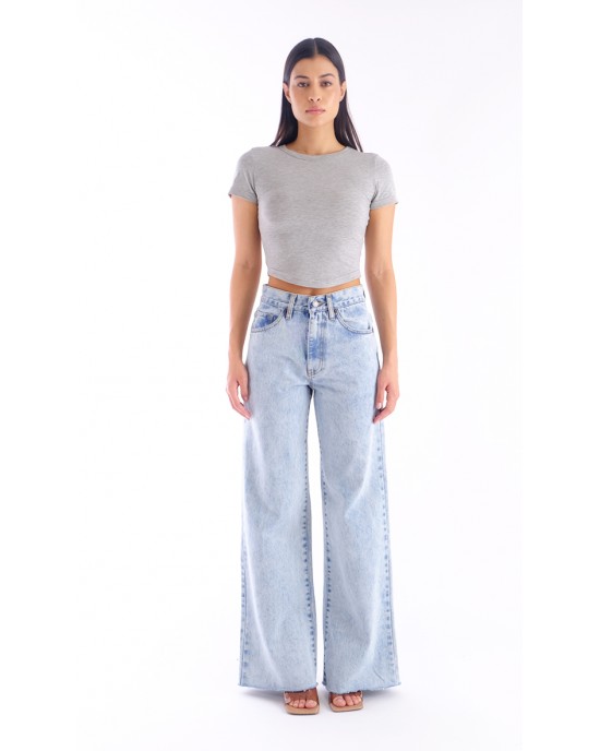 Salt & Pepper Marissa Super Light Cropped Τζιν Παντελόνι