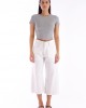 Salt & Pepper Robin Off-White Cropped Τζιν Παντελόνι