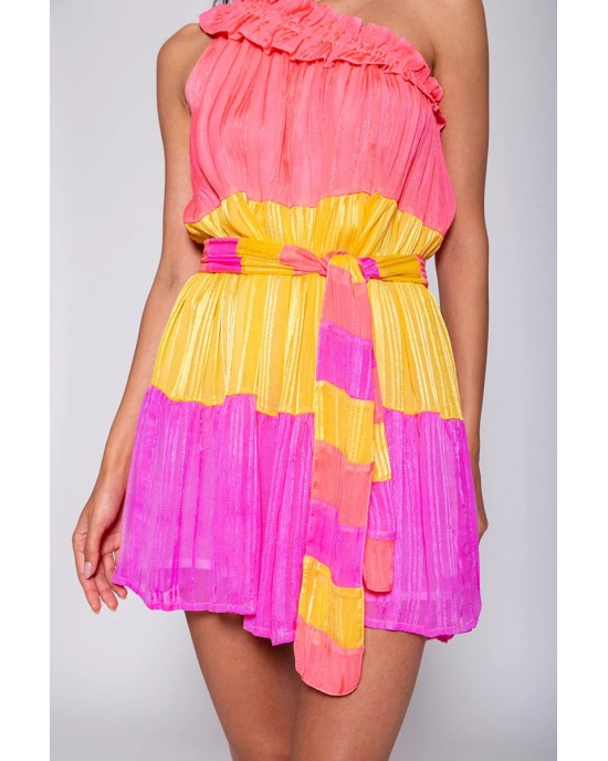 Sundress Stevie Short Φόρεμα Palma Mix Color