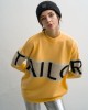 Tailor Made Oversized Yellow Πουλόβερ