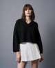 Tailor Made Relaxed Knit V Neck Πουλόβερ Black