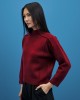 Tailor Made Oversized Knit External Seams Πουλόβερ Bordeaux