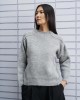 Tailor Made Oversized Knit External Seams Πουλόβερ Grey