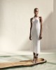 Tailor Made Knitwear Resort Tank Κολεγίου Off White Φόρεμα