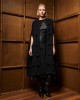 Tailor Made Long Knit Black Κάπα