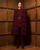 Tailor Made Long Knit Bordeaux Κάπα